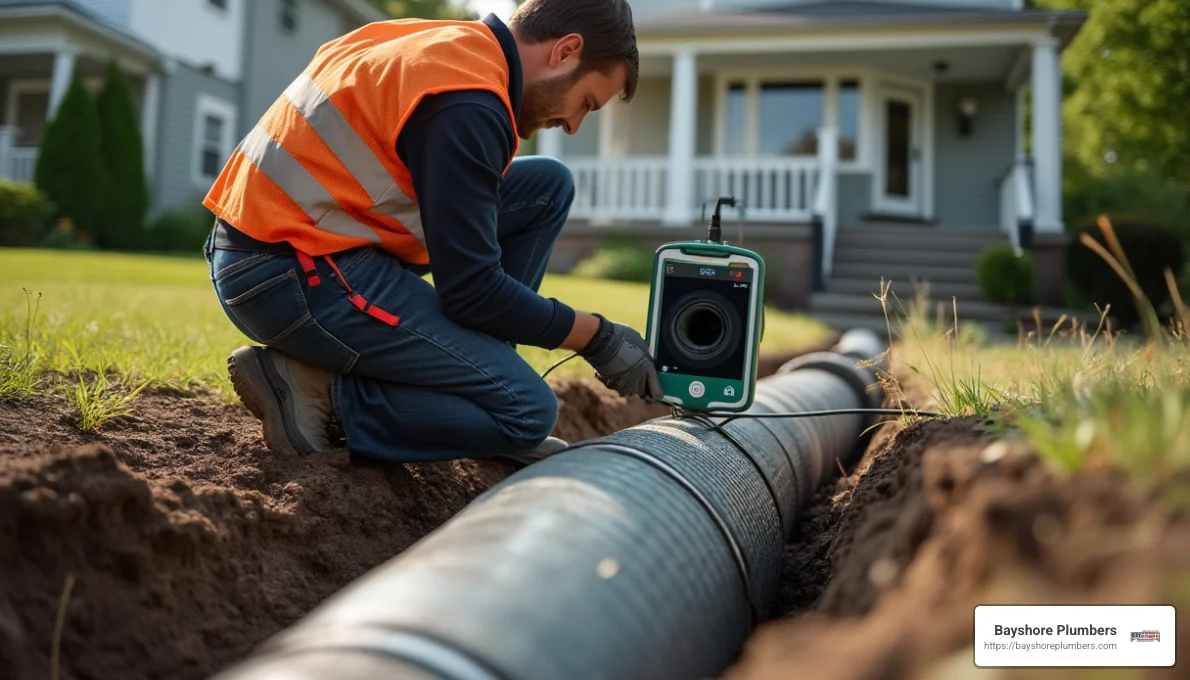 sewer drain camera inspection