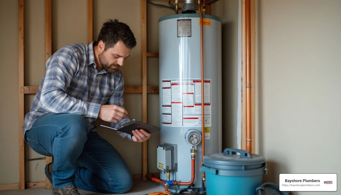 water heater installation
